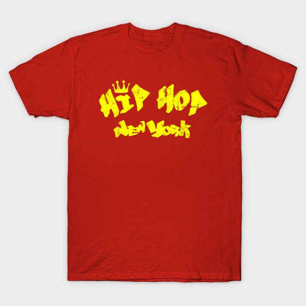 HIP HOP NEW YORK T-Shirt by KIMIDIGI